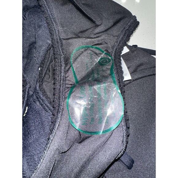 Soma Swim Crochet one piece suit Black size 12 NWOT - Picture 4 of 6